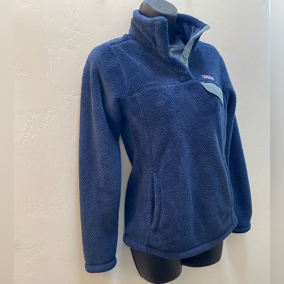 Patagonia Navy Snap T fleece pullover size XS - Picture 3 of 11